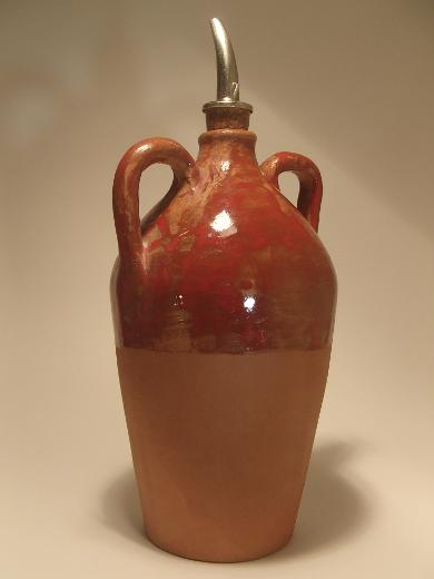 Huilier terre vernissée